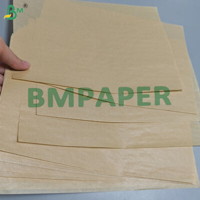 40 g de papel de pergaminho castanho natural revestido com silicone para assar, não pegajoso 600 mm