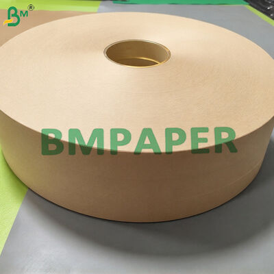 Straw Individual Wrap Paper Brown Color 28gsm Custom Logo Printing