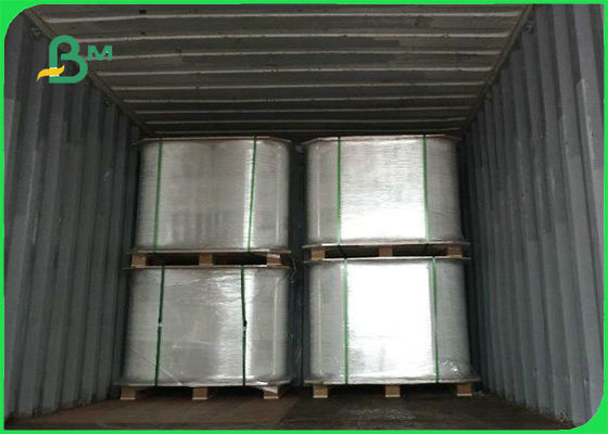 rolo branco do papel do produto comestível de 29mm 32mm 35mm 25gsm 28gsm para envolver palhas bebendo