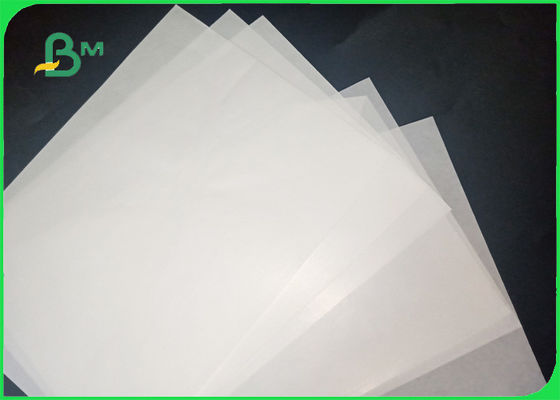 35 / 40gsm FSC aprovou o papel de embalagem branco de produto comestível de MG MF no rolo