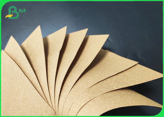 135 gm 400 gm Rolo de papel Kraft castanho reciclável para embalagem de alimentos