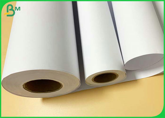 papel de plotador ultra brilhante 36" de 20lb CAD x 150m 3" núcleo Matt Uncoated