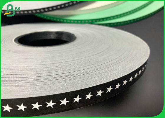 Produto comestível 60gsm Slitted 15mm cor preta Straw Paper For Drink Straw impresso