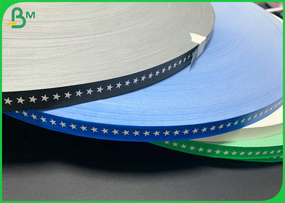 Produto comestível 60gsm Slitted 15mm cor preta Straw Paper For Drink Straw impresso