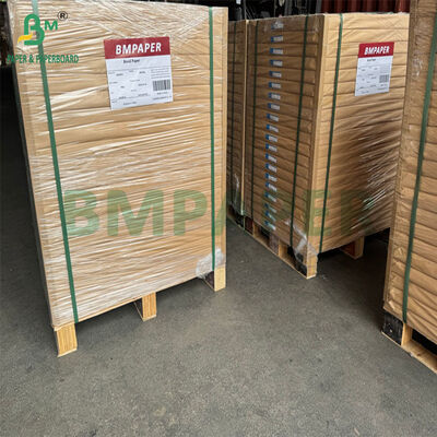 Rolo de Papel Kraft MG Branco Bleached 380mm 400mm 40gsm +10PE para Embalagem de Açúcar