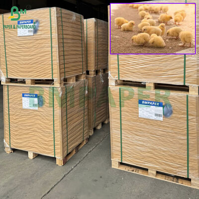 90 gramas 110 gramas Papel Kraft de Cor Marrom de Folhas de Água para Uso Agrícola 75cm 90cm Rolo