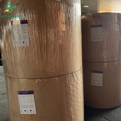 40GSM rolos de papel branco não revestido 840MM para embalagem de calçados e têxteis