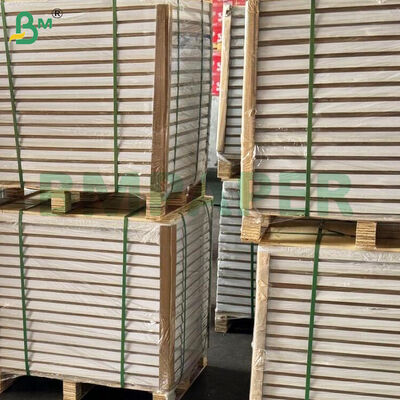 Folhas de papel branco à prova de gordura de 30 gm para embalagem de hambúrgueres