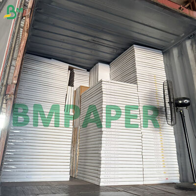 Cartão branco sem revestimento Branco brilhante 65lb Cobertura Papel liso