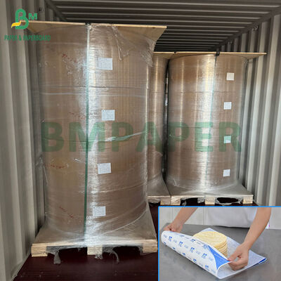 Papel separador de tortilhas branco de qualidade alimentar de 30 gm 40 gm em bobina de 35 cm 47 cm