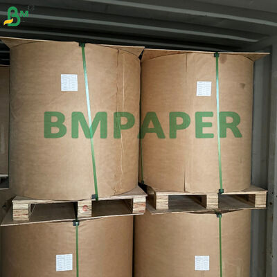 Papel kraft natural com listras castanhas 30 - 70 Gsm para embalagem e impressão