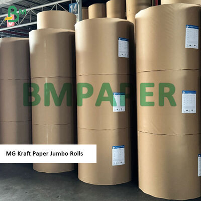 MG Papel 40gm Máquina de brilho de ambos os lados Papel virgem Kraft de alta resistência vidrado