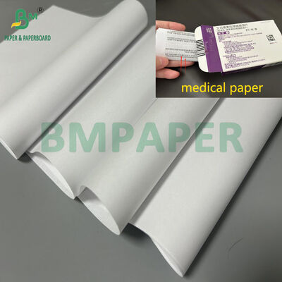 40gr Papel Médico Branco Não Revestido para Folheto Farmacêutico 57 X 90cm