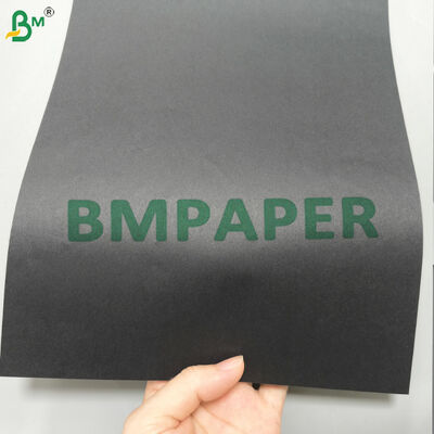 Papel de cartão preto de 80 gm, papel de cartão preto duplo para embalagem e impressão