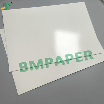 Cartão branco C1S de 1 mm com revestimento de PE no verso, espesso e resistente à água