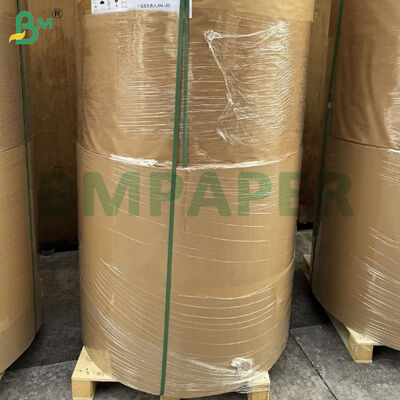 Rolos de papel de cozinha revestidos de duas faces de cor marrom/branca de 40 gm